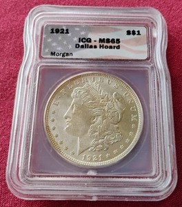 1921 Morgan Dollar - ICG MS65