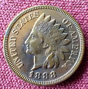 Gorgeous 1888 Full Liberty Indian Penny