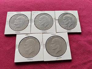 (5) Eisenhower Dollars