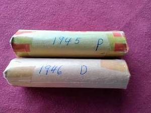 (2) Wheat Penny Rolls