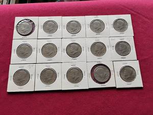 (15) Kennedy Half Dollars