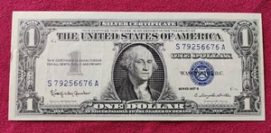 Nice 1957 Silver Certificate $1 Note