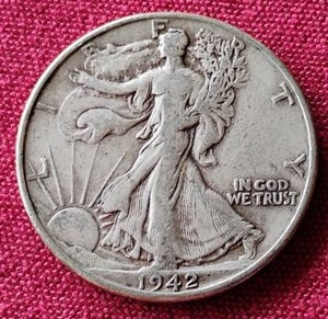 1942 Walking Liberty Half Dollar