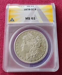 1878-CC Morgan Dollar - ANACS MS61