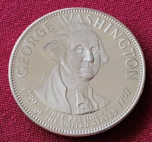 George Washington 1 oz Sterling Silver Medallion