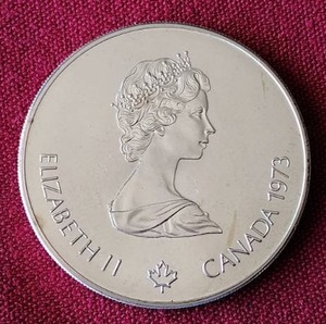 1973 Canada Commemorative Silver Dollar