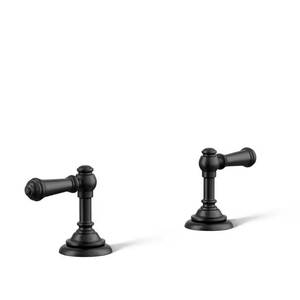 Artifacts Matte Black Lever Faucets