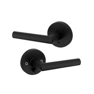 Milan Matte Black Privacy BedBath Door Handle