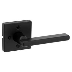 Halifax Matte Black Privacy Door Handle
