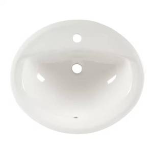 Aqualyn Self-Rimming Bathroom Sink in White