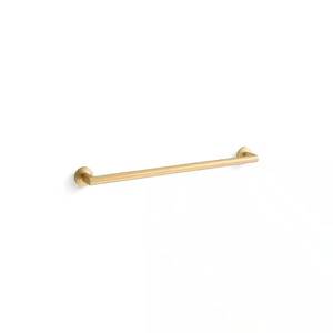 24 in Wall Towel Bar - Brushed Brass