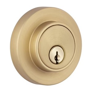 Miseno Elkton Single Cylinder Deadbolt - Brass