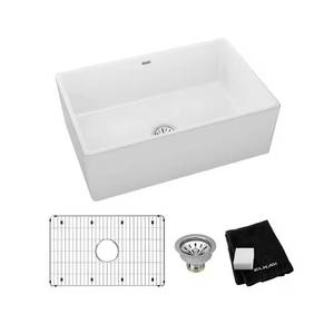Fireclay 30in Farmhouse Sink Kit