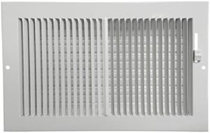 Hart Cooley 10x6 Wall Register - White
