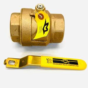 Milwaukee Ball Valve Ba-400 2 Bronze Threaded