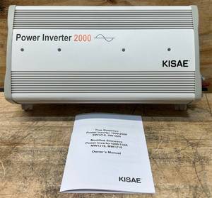 KISAE SW1220 2000W, 12V Pure Sine Wave Inverter Msrp $449.99 see description