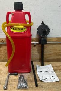  FLO-FAST Container With Pump, 10.5-Gallon, Red, For Gasoline, Model# 30050-R #64486 Msrp $284.99