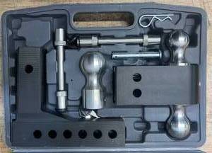 Aluma-Tow 6in Drop Aluminum Adjustable Ball Mount Includes 2 SS Locks and 3 SS Hitch Ball UT623800 Msrp $371.99