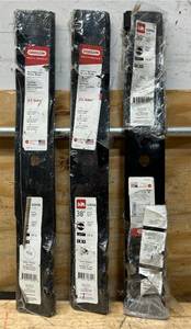 Oregon Gator G3 Replacement Lawn Mower Blades, 2-Pc. Set, Fits 38in. John Deere Mowers, Model# 528928 lot of 3