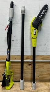 RYOBI ONE 18V 8 Cordless Pole Saw P2501 Msrp $129.00 tool onlysee description