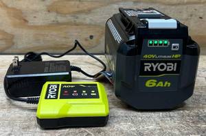 Ryobi OP40602 40V Lithium-ion 6.0 Ah High Capacity Battery w Charger