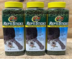 ReptiSticks Turtle Food lot of 3