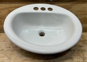 ALTO II Lavatory Model 251 19   16 Oval, Self-Rimming Lavatory