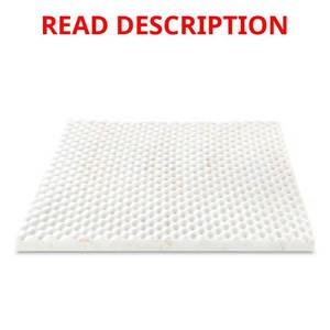 Swirl Copper Cooling 2 in. Twin Memory Foam Mattress Topper