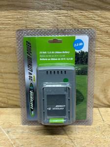 Earthwise Power Tools by ALM BL82020 Replacement Battery, 20-Volt 2.0-Ah, Grey