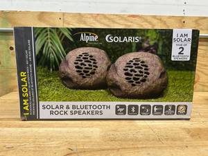 Alpine Corporation Bluetooth Outdoor Speaker in Brown (Set of 2)