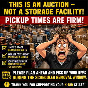 PLEASE READ IMPORTANT MESSAGE IN DESCRIPTION ABOUT PICK UP BEFORE BIDDING