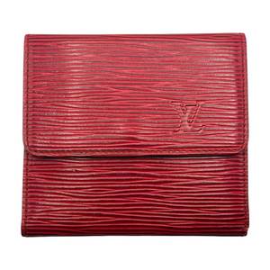 Louis Vuitton Red Epi Leather Compact Wallet Pre-Owned Retail $650