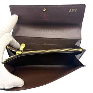 Louis Vuitton Damier Ebene Sarah Wallet; Pre-Owned Retail $650