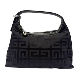 Fendi Black Zucca Pattern Nylon Mini Shoulder Bag Pre-Owned Retail $450