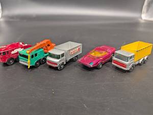 Assorted Die-Cast Airport Rescue Trucks - Red, Green, Grey & Yellow Vehicles