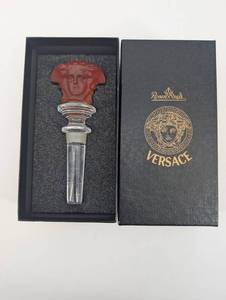 Rosenthal Versace Decanter Stopper With Bust Head - Lead Crystal
