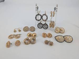 Gold Tone Earrings (Lot of 15)