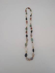 Beaded Stone And Agot Necklaces - Mixed Gemstone Beads