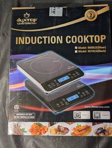 Duxtop Induction Cooktop 9600LS (Silver) Portable Countertop Cooker