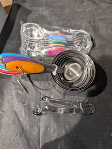 Assorted Measuring Tools Kit - Color-Coded Measuring Spoons