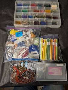 Assorted Seed Beads & Glass Bead Tubes for Jewelry Making