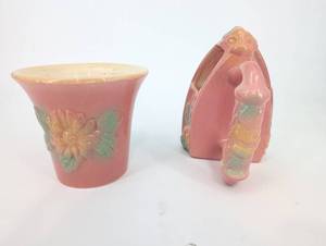 Vintage Vase & Animal Figurine Set - USA Made