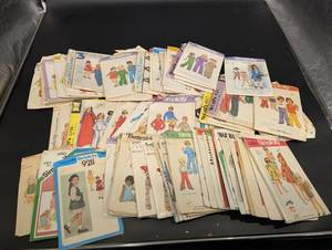 Assorted Vintage Sewing Patterns Lot - Simplicity, Butterick & McCalls - Childrens & Misses