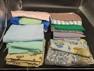 Assorted Cotton Fabric Bundles - Florals, Stripes, Solids