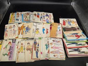 McCalls, Simplicity, Butterick & Kwik Sew Sewing Patterns Lot - Vintage