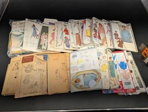 Butterick, Simplicity & Sears Roebuck Vintage Sewing Patterns - Assorted