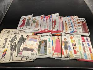 Vintage Sewing Patterns Lot - Simplicity, Butterick & McCalls with Stretch & Sew