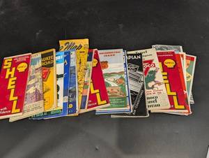 Shell, AAA & Phillips 66 Travel Maps - Assorted Vintage Road Guides