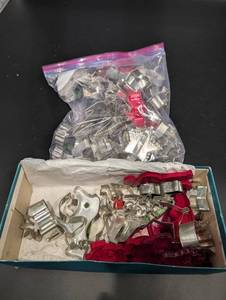 Assorted Metal Cookie Cutters & Baking Molds