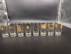 Minnesota State Seal Glass Set - Minneapolis Aquatennial & Fort Snelling